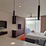Modern Studio With Grate Sunset View Pool&Gym Aldea Zama