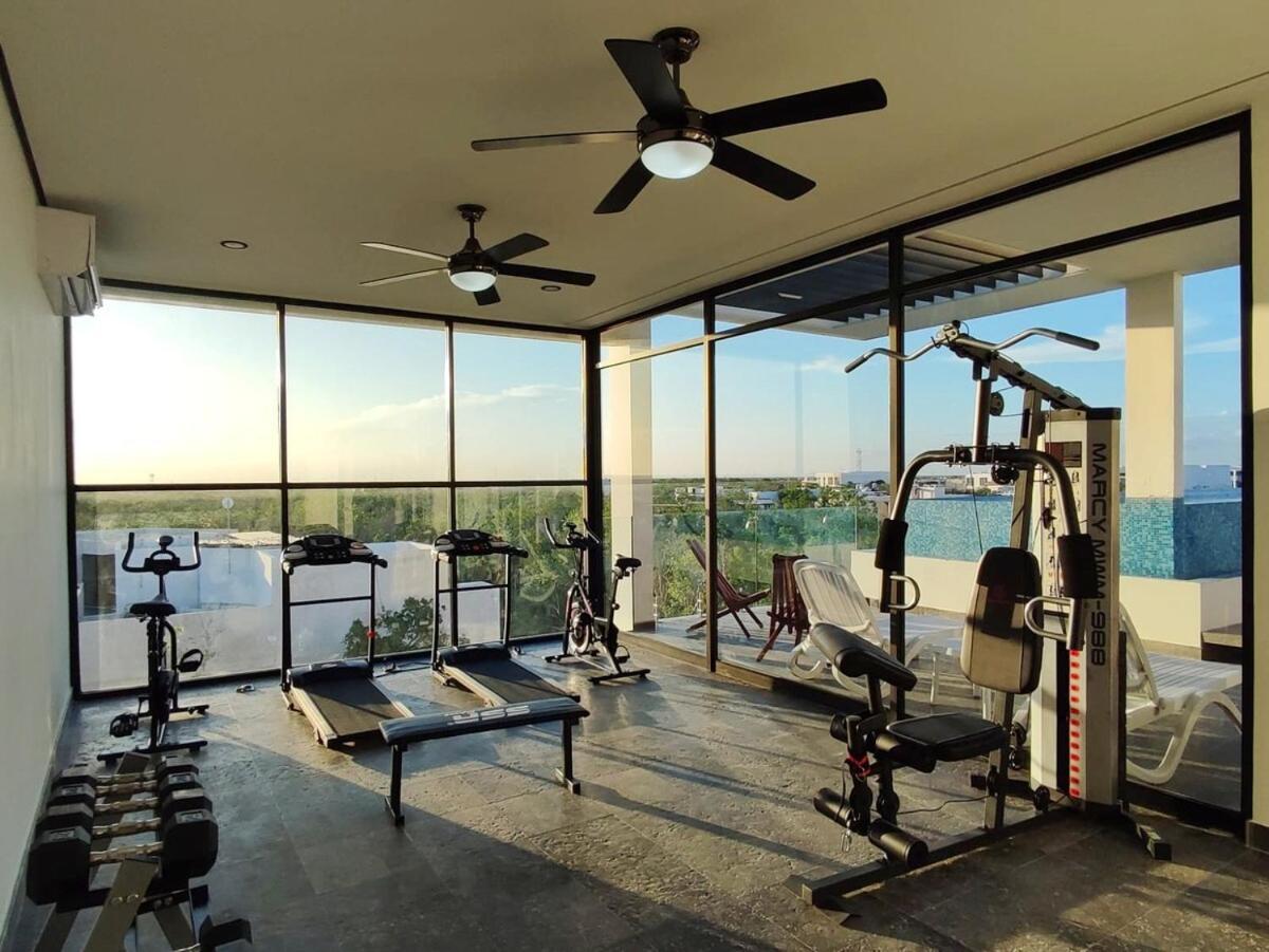Apartment Modern With Grate Sunset View Pool&gym Aldea Zama